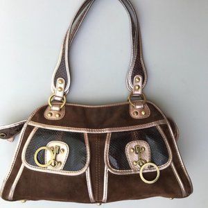 Rafe Brown Suede Satchel